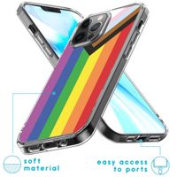 imoshion Coque Design iPhone 12 (Pro) - Rainbow flag