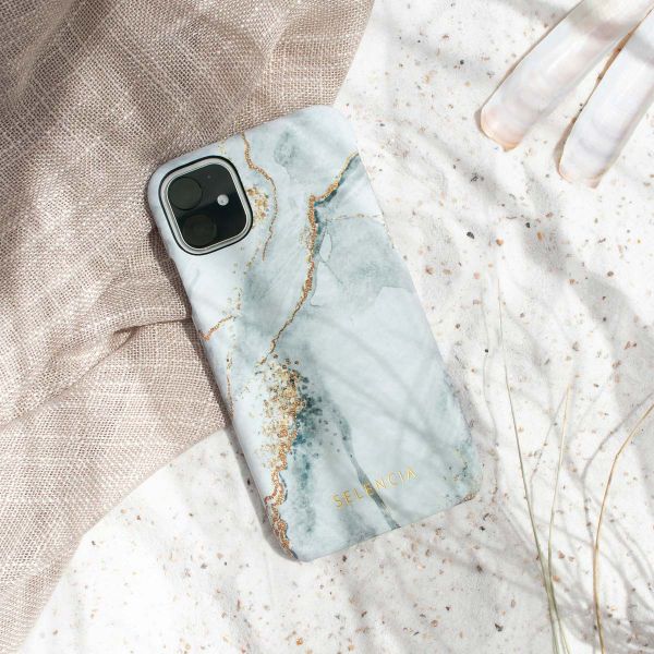 Selencia Coque Maya Fashion iPhone 13 - Marble Stone