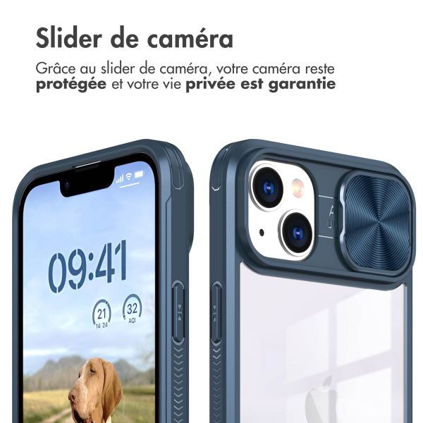 imoshion Coque arrière Camslider Apple iPhone 13 - Bleu foncé