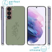 imoshion Coque Design Samsung Galaxy S22 - Floral Green