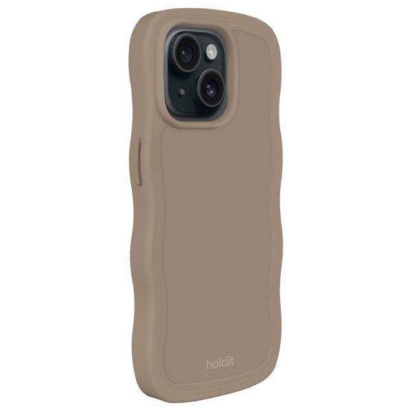 Holdit Coque Wavy Apple iPhone 14/15 Plus - Mocha Brown