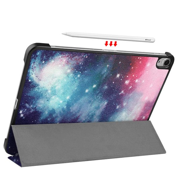 imoshion Coque tablette Design Trifold iPad Air 11 pouces (2024) M2 / Air 5 (2022) / Air 4 (2020) - Space Design