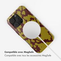 Selencia Coque arrière Vivid avec MagSafe Apple iPhone 16 Pro Max - Moo'd Olive Dust