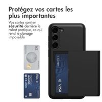 imoshion Coque arrière avec porte-cartes Samsung Galaxy S23 Plus - Noir