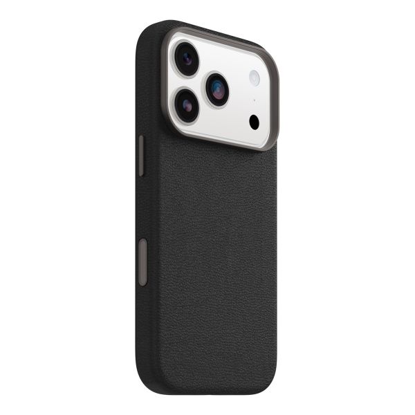 OtterBox Coque en cuir de cactus Symmetry MagSafe Apple iPhone 17 Pro - Noir Ash