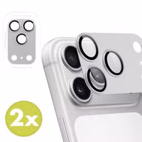 imoshion Protection Caméra en verre trempé 2 Pack Apple Apple iPhone 17 Pro Max - Silver