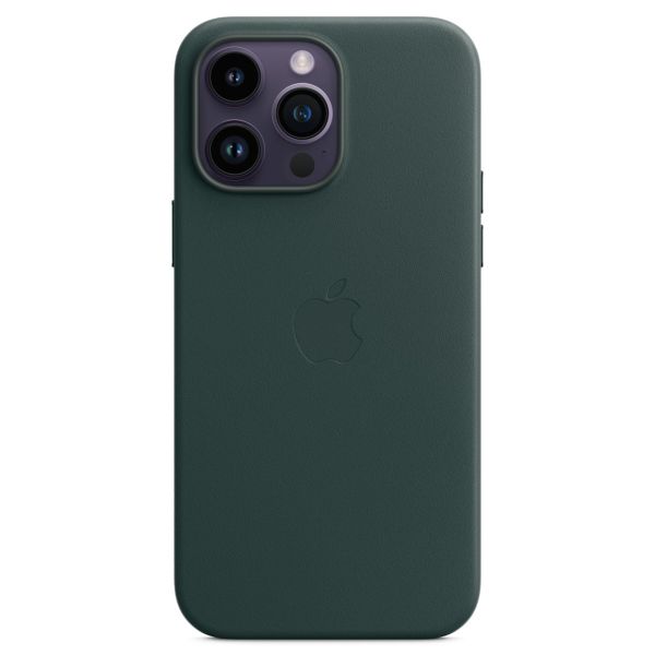 Apple Coque Leather MagSafe Apple iPhone 14 Pro Max - Forest Green