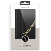 Selencia Serpent Clutch amovible Tierra iPhone 12 (Pro) - Noir