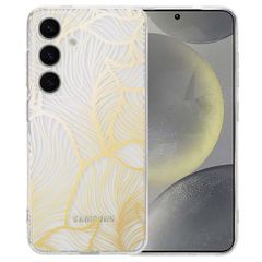 imoshion Coque Design Samsung Galaxy S25 - Golden Leaves