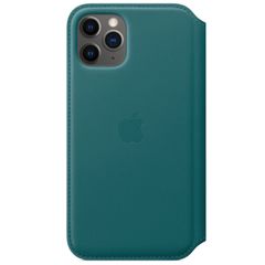 Apple Étui de télephone portefeuille Leather Folio Apple iPhone 11 Pro - Peacock