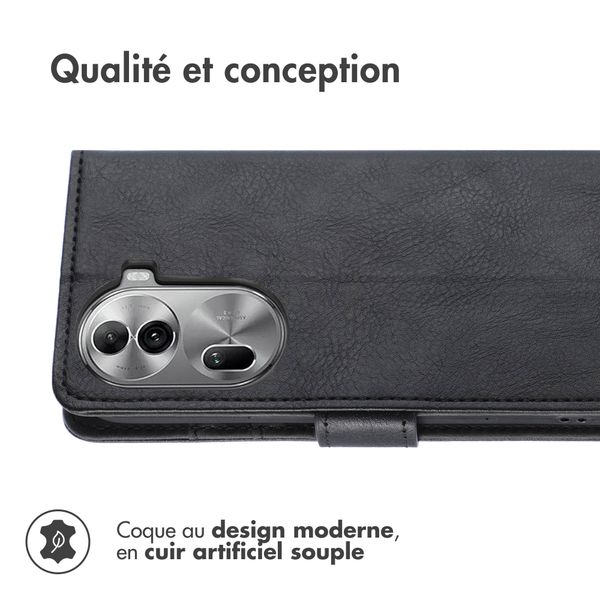 imoshion Étui de télephone portefeuille Oppo Reno 11 - Noir