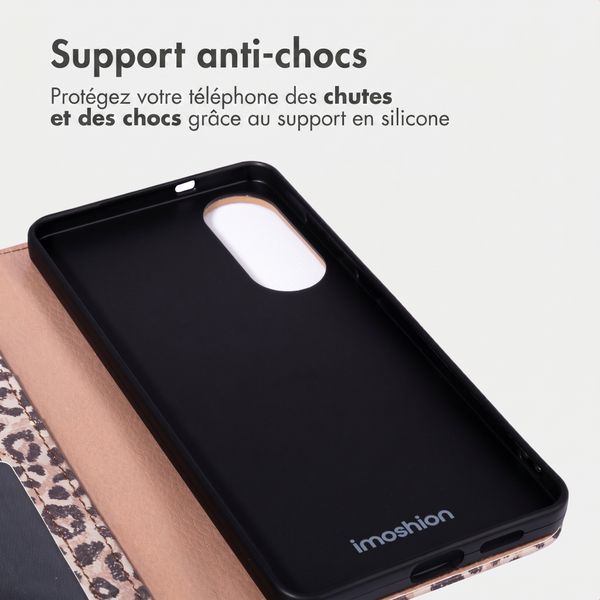 imoshion Étui de télephone portefeuille Design Samsung Galaxy S25 Edge - Leopard Mood