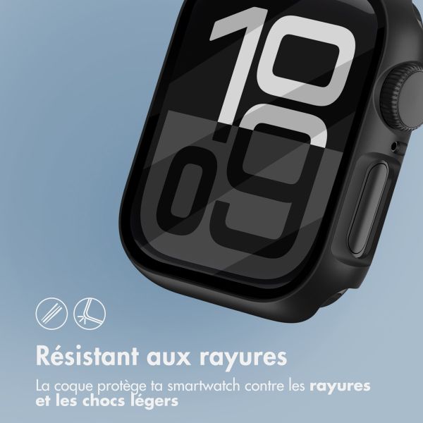 imoshion Coque rigide complète pour Apple Watch Series 10 - 42 mm - Noir