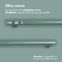 imoshion Coque Laptop MacBook Air 13 pouces (2022) / Air 13 pouces (2024) M3 chip - A2681 / A3113 - Vert foncé