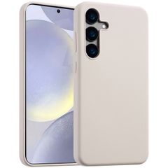 Accezz Coque Liquid Silicone avec MagSafe Samsung Galaxy S24 Plus - Stone