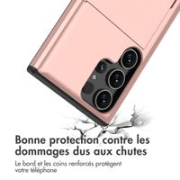 imoshion Coque arrière avec porte-cartes Samsung Galaxy S24 Ultra - Rose Dorée