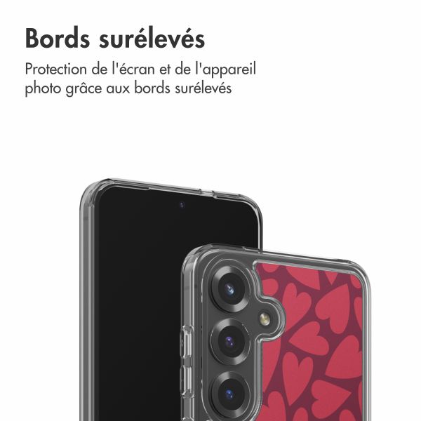 imoshion Coque Design Samsung Galaxy S25 - Hearty Coral Dust