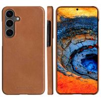 dbramante1928 Étui de téléphone portefeuille Lynge Samsung Galaxy A56 - Tan