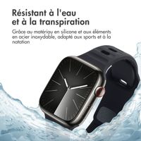 imoshion Bracelet en silicone Active Sport Apple Watch Series 1-10 / SE / Ultra (2) (44/45/46/49 mm) - Noir