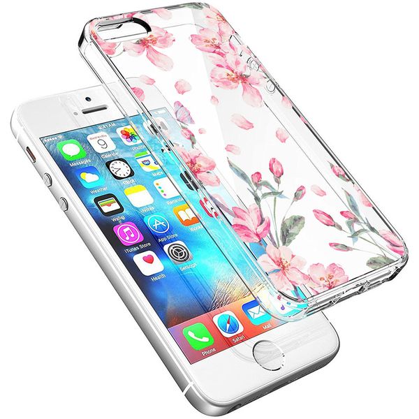 imoshion Coque Design iPhone 5 / 5s / SE - Fleur - Rose