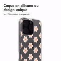 imoshion Coque Design Apple iPhone 16 Pro - Floral Peach
