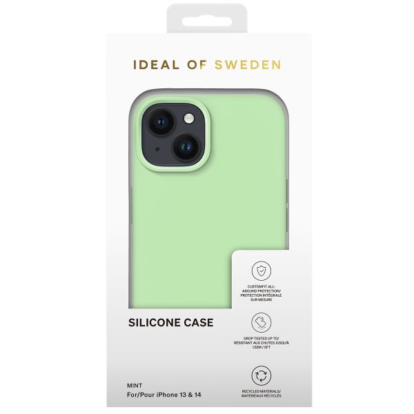 iDeal of Sweden Coque Silicone Apple iPhone 14 / 13 - Mint