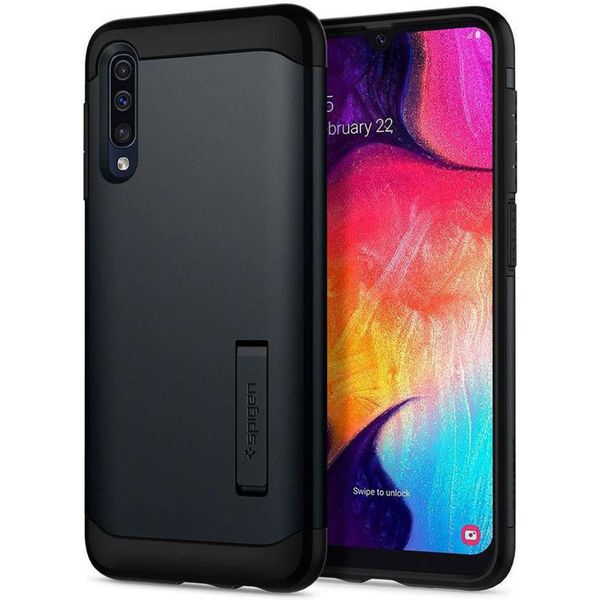 Spigen Coque Slim Armor Samsung Galaxy A50 / A30s - Gris