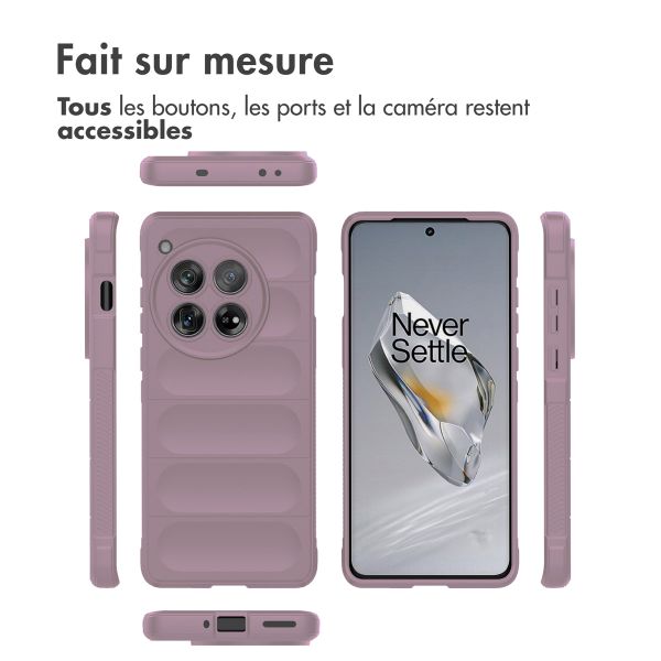 imoshion Coque arrière EasyGrip OnePlus 12 - Violet