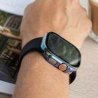 imoshion Coque rigide brillante à couverture complète pour Apple Watch Ultra / Ultra 2 - 49 mm - Pearlescent