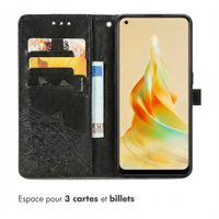 imoshion Etui de télephone Mandala Oppo Reno 8 T (4G) - Noir
