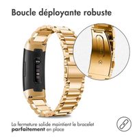 imoshion Bracelet en acier le Fitbit Charge 3 / 4 - Dorée