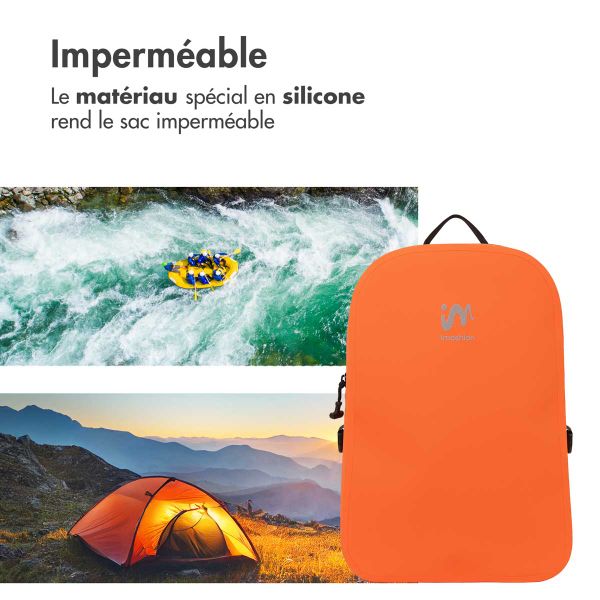imoshion Sac à dos Hermétique et Étanche 10L - Petit - Orange abricot
