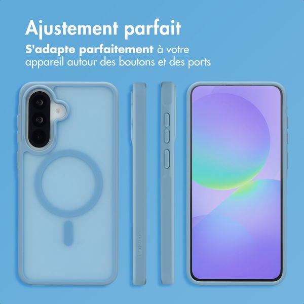 imoshion Coque Color Guard avec MagSafe Samsung Galaxy A37 (5G) - Bleu clair