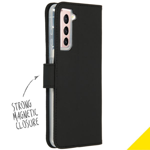 Accezz Étui de télephone Wallet Samsung Galaxy S21 Plus - Noir