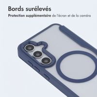 imoshion Bookcase transparente avec MagSafe Samsung Galaxy S25 / S24 - Bleu