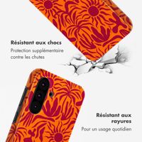 Selencia Coque arrière Vivid Tough Samsung Galaxy A36 / A56 - Tropical Vibes Apricot