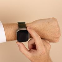 imoshion Bracelet en nylon Apple Watch Series 1 t/m 11 / SE / Ultra (44/45/46/49 mm) - Army Green