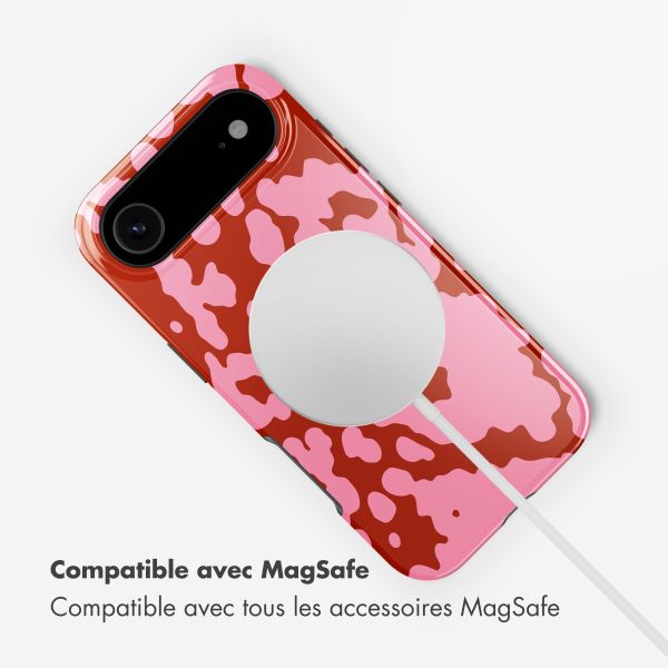 Selencia Coque arrière Vivid avec MagSafe Apple iPhone Air - Moo’d Blush Pink
