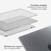 Selencia Coque Paillettes pour Apple MacBook Pro 16 pouces (2021) / Pro 16 pouces (2023) M3 chip - Transparent
