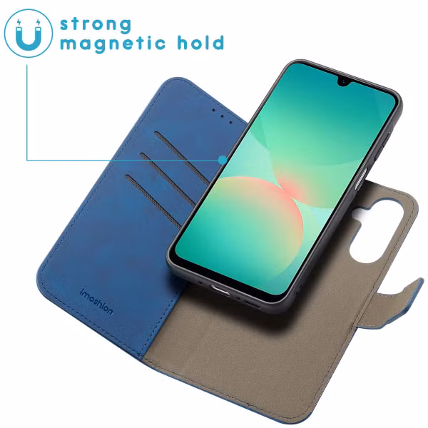 imoshion Etui de télephone luxe 2-en-1 amovible Samsung Galaxy A26 - Bleu