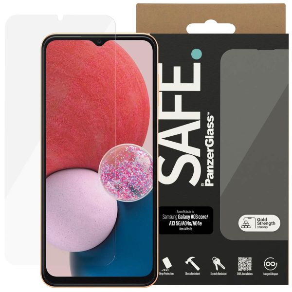 PanzerGlass Protection d'écran en verre trempé Samsung A13 (5G) / A04s - Transparent