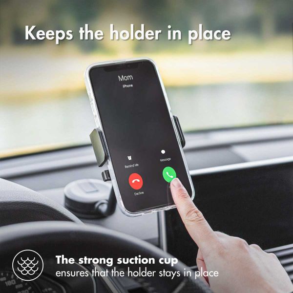 Accezz Support de téléphone pour voiture iPhone 5 / 5s - Universel - Tableau de bord - Noir