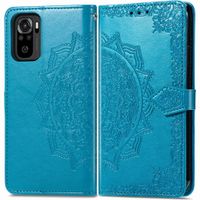 imoshion Etui de télephone Mandala Xiaomi Redmi Note 10 (4G) / Note 10S - Turquoise