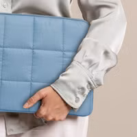 Selencia Pochette ordinateur Puffy 13-14 pouces - Slate Blue