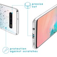 imoshion Coque Design Samsung Galaxy S10 - Eclaboussures - Noir