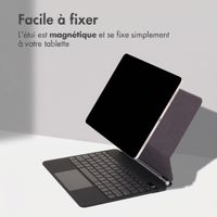 Accezz Clavier Bluetooth magnétique Apple iPad Pro 13 (2025) M5 / (2024) M4 - QWERTY / NL - Noir