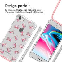 imoshion Coque Design avec cordon Apple iPhone SE (2022 / 2020) / 8 / 7 - Crab Watercolor