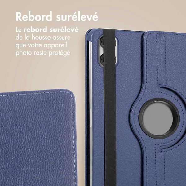 imoshion Coque tablette rotatif à 360° Xiaomi Redmi Pad Pro / POCO Pad - Bleu foncé