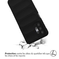 imoshion Coque arrière EasyGrip Samsung Galaxy A13 (4G) - Noir