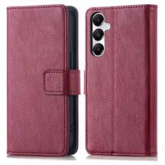imoshion Étui de télephone portefeuille Samsung Galaxy S24 / S25 - Bordeaux